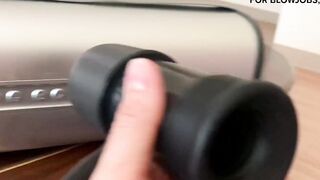 Julia Softdom - I Use the VacuGlide and it made my cock CUM LIKE A FOUNTAIN