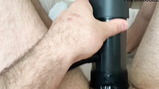 Julia Softdom - I Use the VacuGlide and it made my cock CUM LIKE A FOUNTAIN