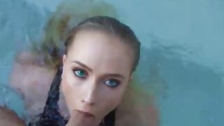 My Sexy Blonde Roommate Sucks my Cock