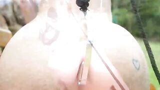 Anal Hooked Leashed Pussy Cat by Butt Plug