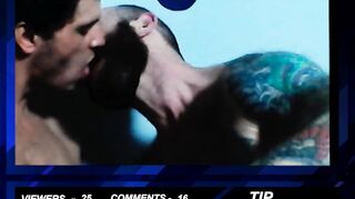 Jack doing his first ever webcam session
