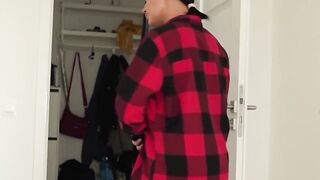 My busty stepmom made my erect again