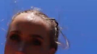 Cum inside me on Public Beach with FREUTOY p2