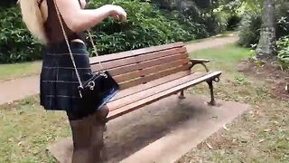 Risky Flashing Anal Squirting Blowjob p2