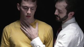 The virgin boy Tyler Tanner got rammed deeply by a dildo before being pounded hard by