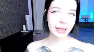 Slutty Brunette gets Her Mouth Filled with Cum