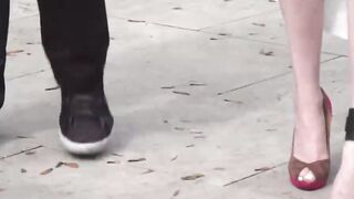 Slaves soaked with water in public
