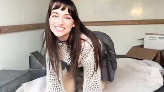 Fucking a Slutty Client in my Moving Tru