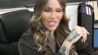 TS teacher Nadia Love gives student a blowjob
