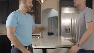 Blonde big tits TS analed by husbands perv friend
