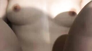 He Loves to Fuck her before Bed and Cum on her Chest