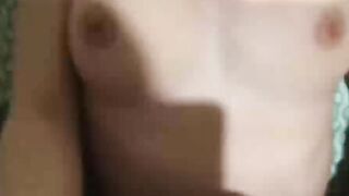 He Loves to Fuck her before Bed and Cum on her Chest