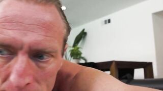 Perky blonde wants to try massage on hard dick