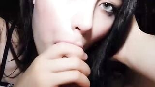 GENTLE BLOWJOB TURNS ONTO THROAT FUCK AND ANAL CREAMPIE