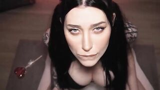 GORGEOUS GIRL ASKING FOR a CUMSHOT