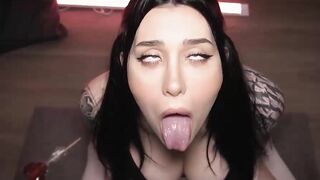 GORGEOUS GIRL ASKING FOR a CUMSHOT