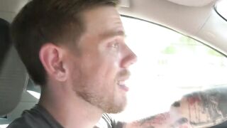 Trans hitch hiker lets stranger bang her wet ass