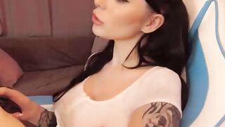 TEEN GAMER CHEATING HER BOYFRIEND WITH a STEP BRO