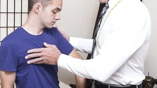Marcus Ryder wants more after a passionate kiss and feeling Steele's hard cock rub ag