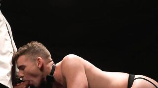 Gay teen Jack Waters analed by Master Dillon Stone