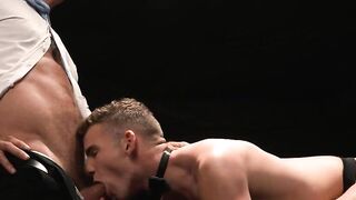Gay teen Jack Waters analed by Master Dillon Stone