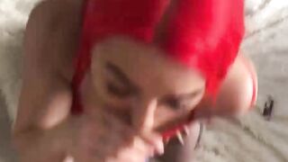 Stepsister SUCKs ON CHRISTMAS Sweet Chri