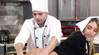 Khloe Kapri shows blowjob and anal