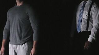 The blond boy Clayton Foster moaned loudly at his master's thrusts in and out of his