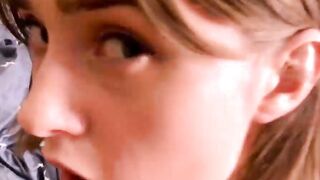 Pretty Stepsister Fucks and Sucks Passionately