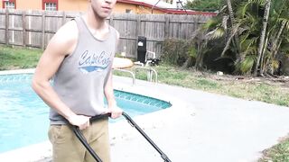 Stud neighbour teaching how to quickfuck
