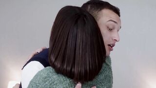 Cute Victoria having a gangbang surprise