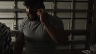 Hot Rob Quin succumbs to his beefy stepdads deep thrusting in the ass
