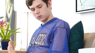 Handsome daddy Ian Holms disciplines his needy stepson by destroying his ass