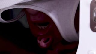 Barebacking my sexy stepdad Greg Dixxon after he rims my delicious ass