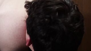 Young twink Dakota Lovell reveals his boner to father Jonah Wheeler for a cock washin