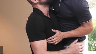 Jax Thrio cried out with potent desire and lust as his brother Dolf penetrated his en