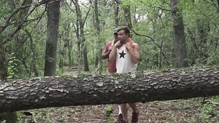 Logan Corss' manhood gets bigger and ticker as his dad groped his body before fucking