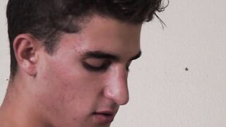 Beautiful blonde roomate Logan bareback