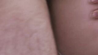 Slut TS sucks boss dick for a faster promotion