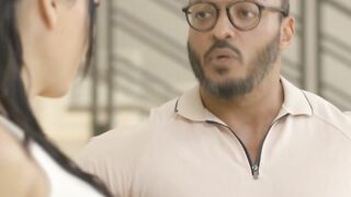 Horny stepdad barebacks his spoiled stepdaughter