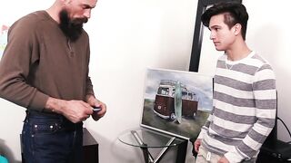 Bearded viking offers his perfect dong