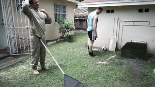 Muscle stepbro seduced me for a quickie