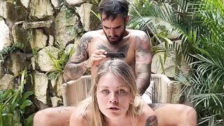 American ANAL Slut Pounded in the Mexican JUNGLE