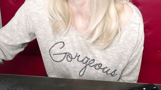 Amateur MILF flashes boobs on webcam