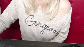 Amateur MILF flashes boobs on webcam