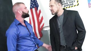 My teacher and stepdad Max Sargent feed me their cocks after our meeting