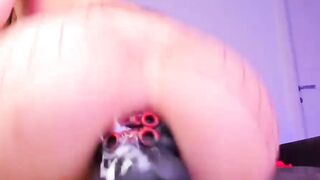 TEEN ANAL FUCK WITH a DILDO AFTER a NIGH