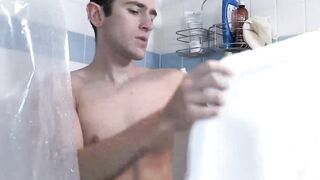 Hairy Lance Hart shaved my flaccid cock then proceeds to rim my ass
