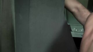 Gym rat dude Sean Duran jostles his meaty boner into Kenny Cox