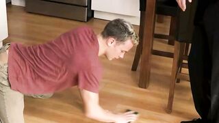 Luring my stepdaddy Lance Hart to fuck me by flaunting my bubble butt